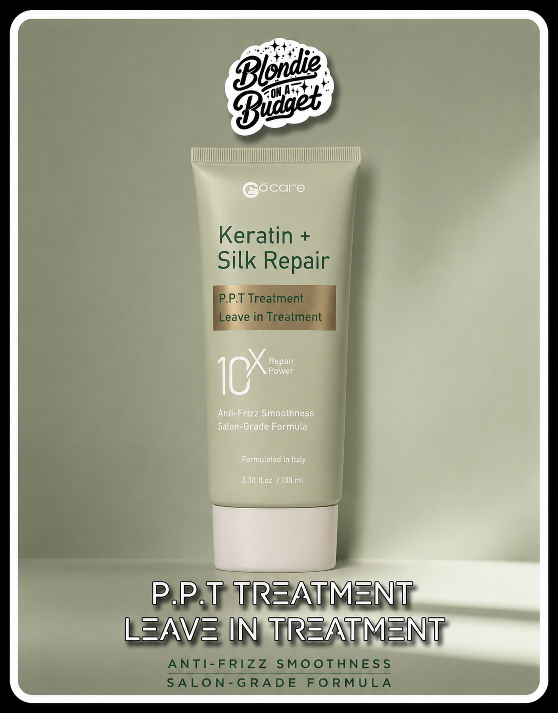 PPT Keratin leave in treatment.