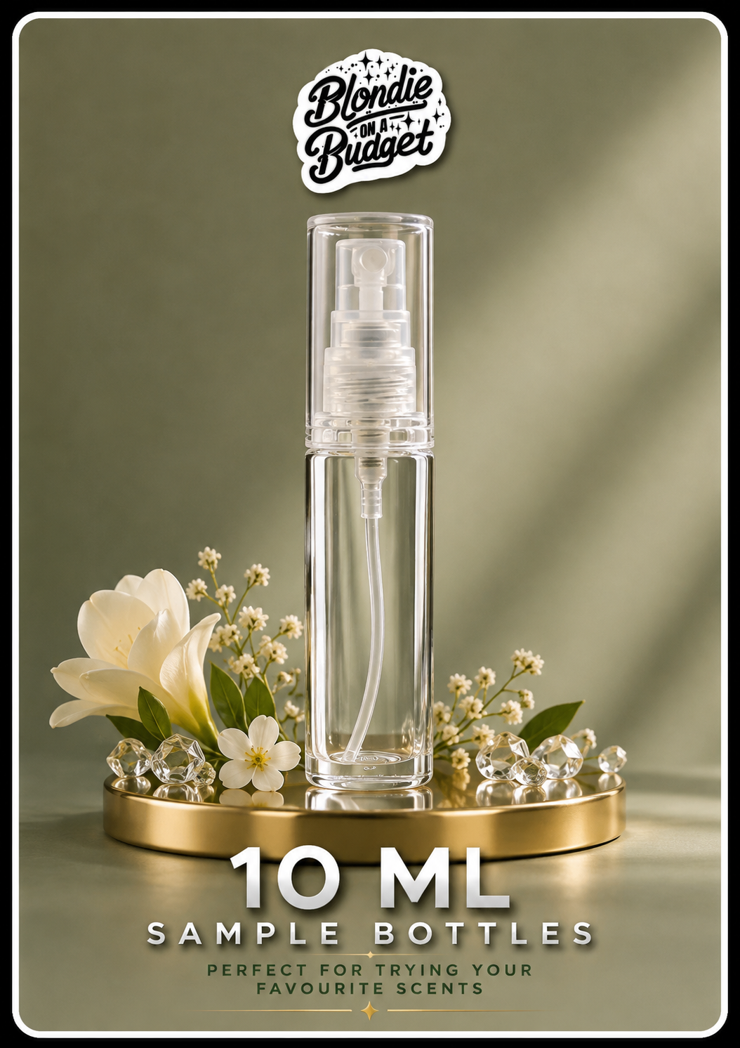 10 ml sample bottles for Decant