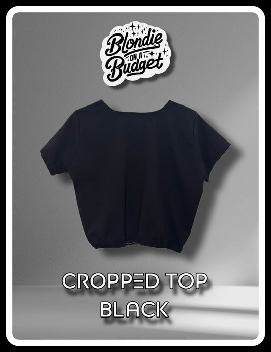 Cropped Top - Black