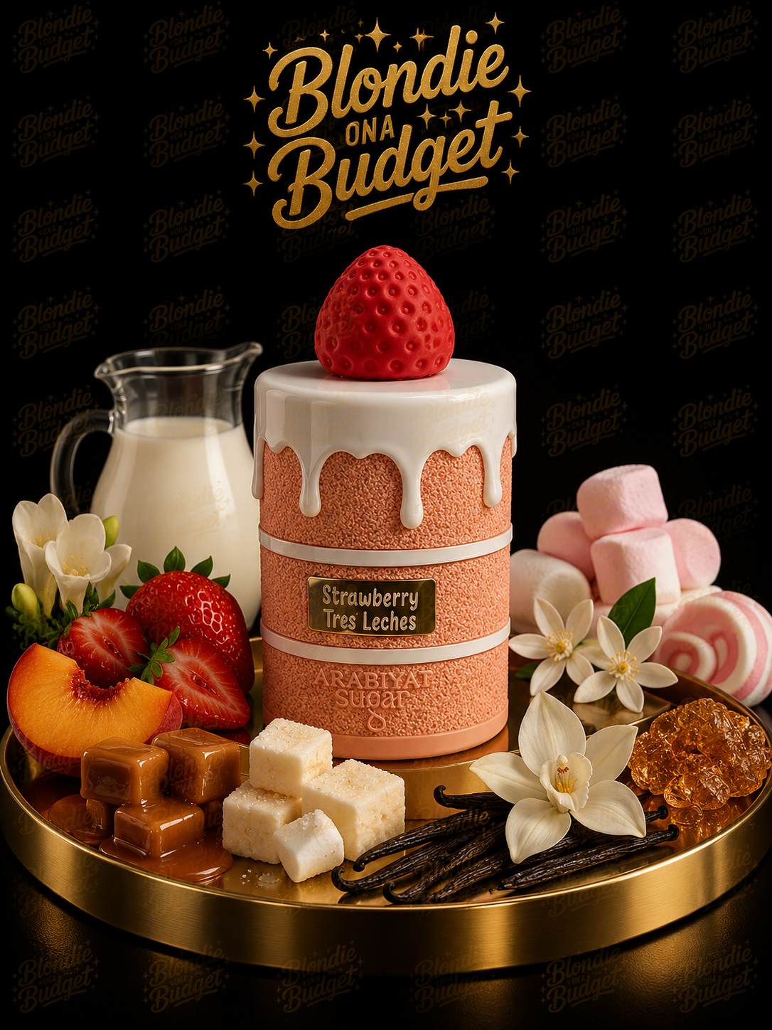 Strawberry Tres Leches Arabiyat Sugar