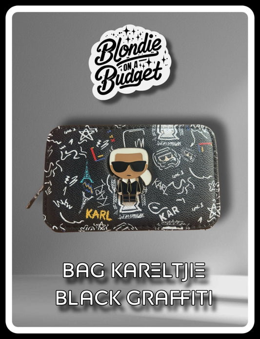 Bag - Kareltjie Black Graffiti