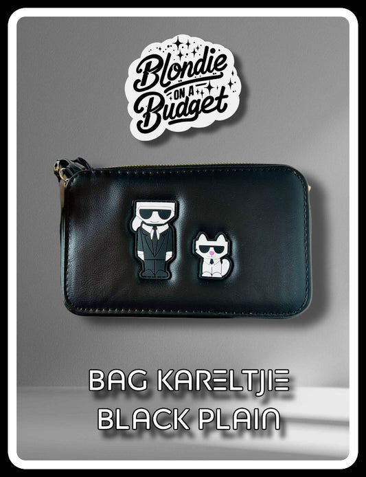 Bag - Kareltjie Black Plain